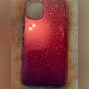 iPhone 11 Pink and Purple sparkling case